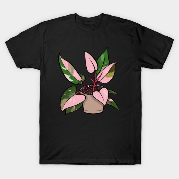 Pink Princess Philodendron Houseplant Plant Lover T-Shirt by JessieJune